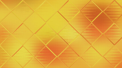 Abstract Orange Geometric Square Background Design