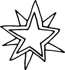 Doodle star