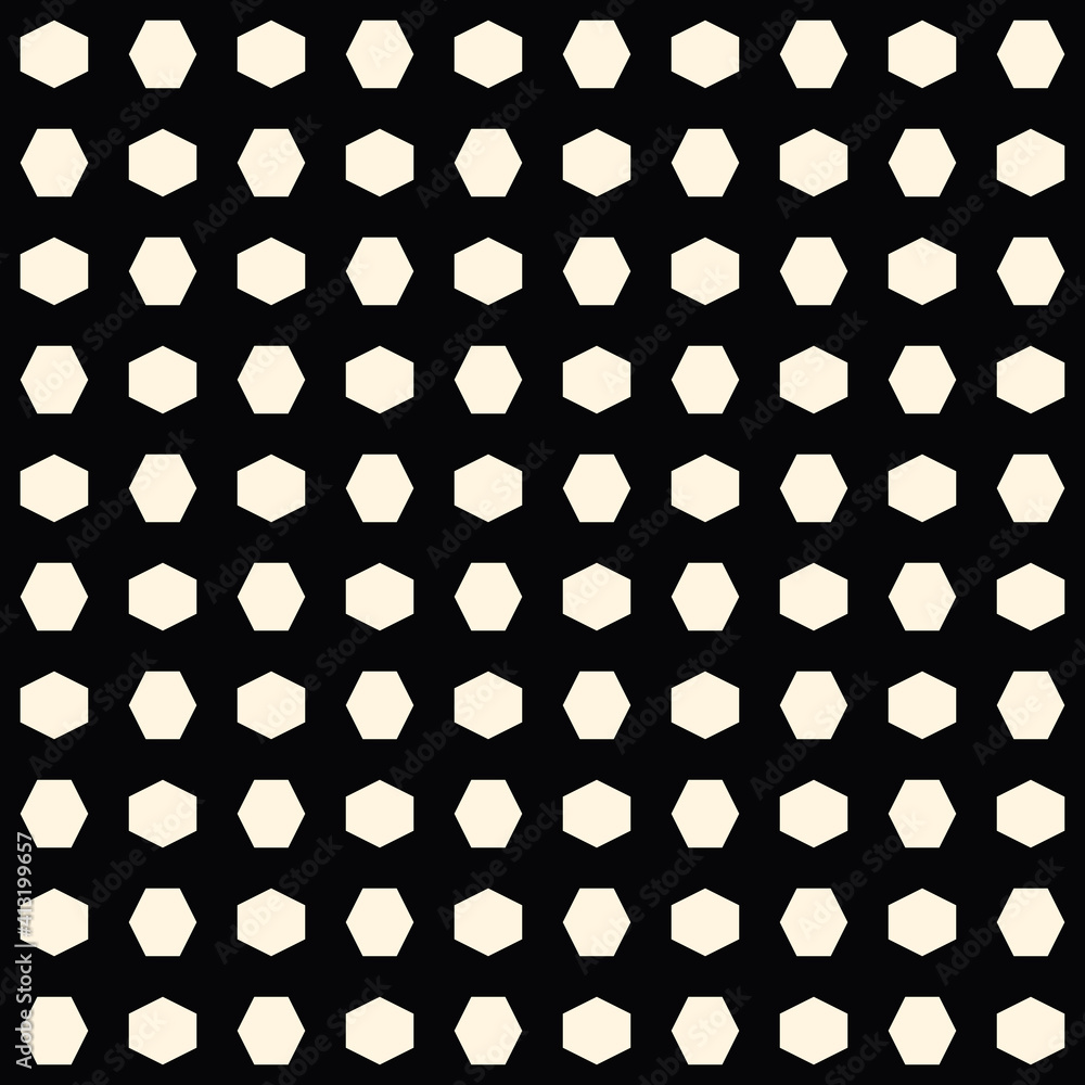 Aufkleber hexagonal pattern. vertical and horizontal hexagons.