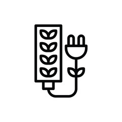 Green Energy Icon Logo Illustration Vector Isolated. Earth Day and Ecology Icon-Set. Suitable for Web Design, Logo, App, and UI.