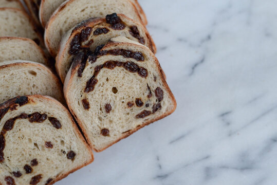 I baked a loaf of raisin bread.
