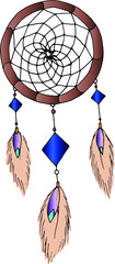 Color dream catcher