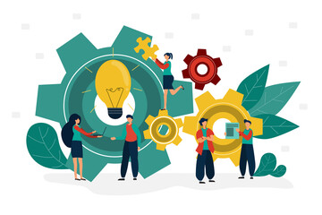 Teamwork generates new ideas. And creative Can make the business successful as well.