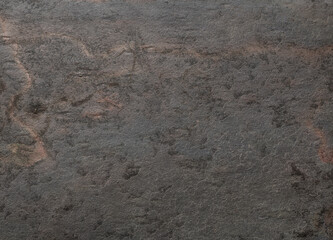 corroded surface of a metal plate