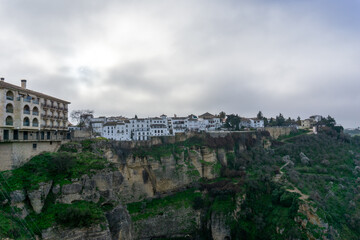 Fototapeta na wymiar the historic old town of Ronda in Andalusia