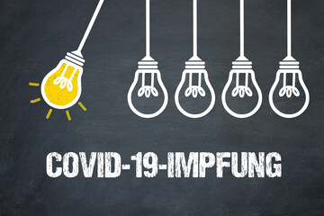 Fototapeta premium Covid-19-Impfung