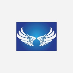 wings illustration design icon logo