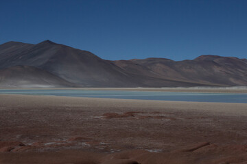 lake and mountains
