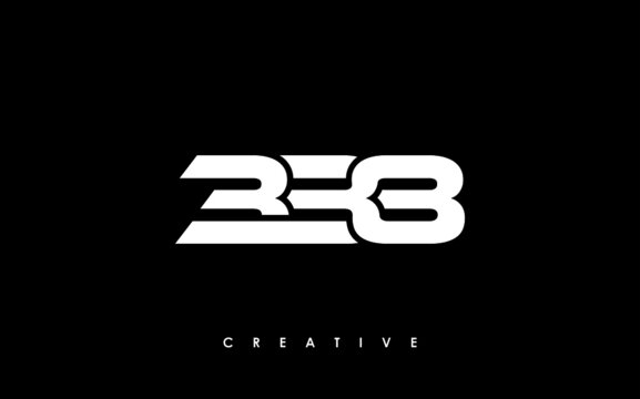 338 Letter Initial Logo Design Template Vector Illustration