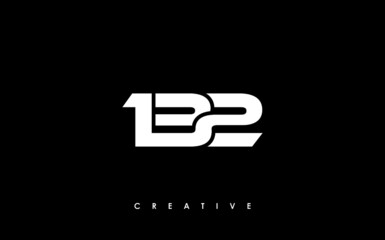 132 Letter Initial Logo Design Template Vector Illustration