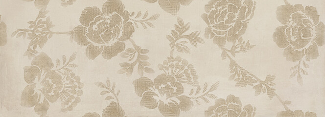 background with flower cement texture