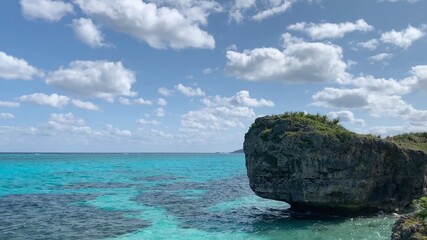 宮古島 くじら岩 フナクスビーチ 池間ブロック 池間島 宮古列島 南西諸島 沖縄県