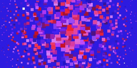 Light Blue, Red vector background in polygonal style.