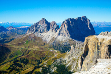 Pordoi is pass of the Dolomites