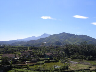 Fototapeta na wymiar Travel in Kampung Naga, Indonesia