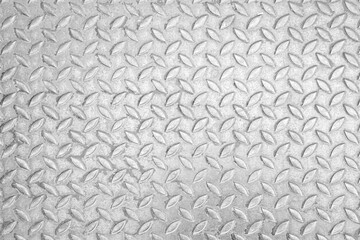 White Diamond Steel Plate Floor pattern and seamless background