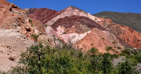 Jujuy, a province of the remote northwestern Argentina, is characterized by the spectacular rock formations, hills of the Quebrada de Humahuaca 