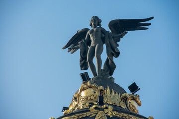 Decorative sculpture in public space