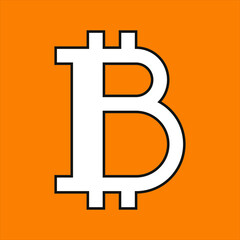 Bitcoin Simple Icon
