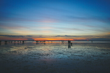 Obraz premium Beautiful sunset