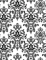 Set of Oriental vector damask patterns for greeting cards and wedding invitations.