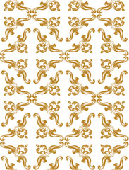 Set of Oriental vector damask patterns for greeting cards and wedding invitations.