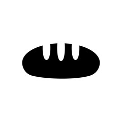 Bread Flat Icon Design Vector Template Illustration