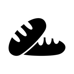 Bread Flat Icon Design Vector Template Illustration