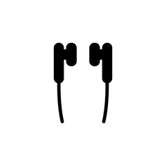 Earphone Headset Icon Design Vector Template Illustration