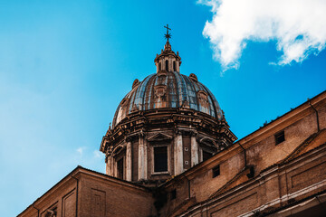 Street view of downtown Rome, ITALY