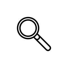 Magnifying Icon Design Illustration Template