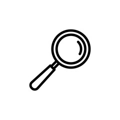 Magnifying Icon Design Illustration Template