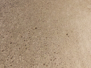 Lake dried because of the global warming. 