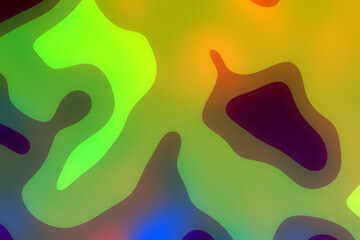 Creative soft focus soap shiny and glossy slime abstract gradient background 3D illustration - background design template