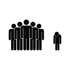 Social bullying icon. 