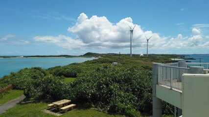 宮古島 西平安名崎展望台 池間大橋 池間島 宮古列島 南西諸島 沖縄県