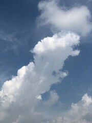 Obraz premium Clouds in the blue sky