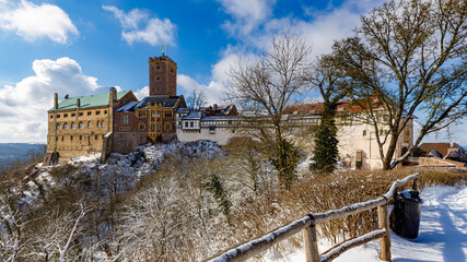 The Wartburg Castle at Eisenach in the Thuringia Forest	