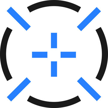 Target icon. focus icon vector