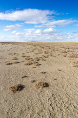 Lake dried because of the global warming. Seyfe Lake, in Turkey.