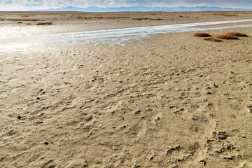 Lake dried because of the global warming. Seyfe Lake, in Turkey.