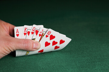 royal flush in poker