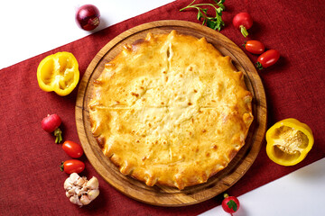 Georgian national dish delicious khachapuri