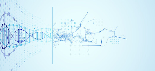 Fototapeta premium Abstract futuristic background for design works.