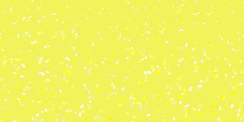 Light yellow vector background with random forms.