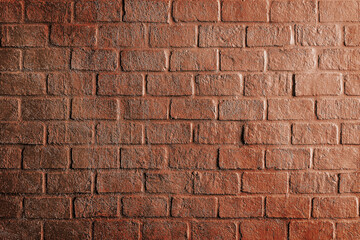 Red brick wall pattern texture background