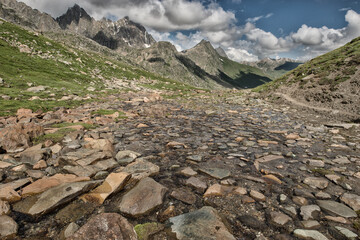 Sonamarg village in Cachemire, near to Srinagar