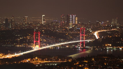 Fototapeta na wymiar Istanbul Night View