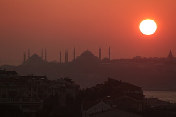 Sunset in Istanbul
