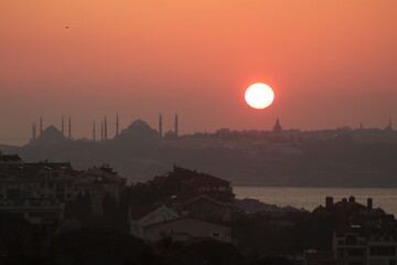 Sunset in Istanbul